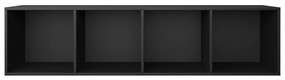 Estante/móvel de TV 36x30x143 cm derivados de madeira preto