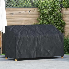 vidaXL Capa para banco de jardim Preto 165 x 70 x 65 / 94 cm tecido 210D