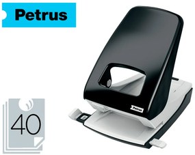 Furador Petrus 95, Capacidade 40 Folhas