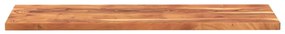 Tampo de mesa retangular 140x60x3,8 cm madeira de acácia maciça