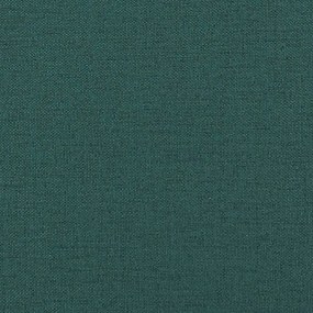 Poltrona de massagens reclinável tecido verde-escuro