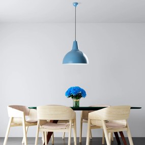 Candeeiro Suspenso com Altura Ajustável – Kure 2451 Light Blue – Azul