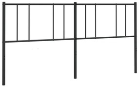 Cabeceira de cama 200 cm metal preto