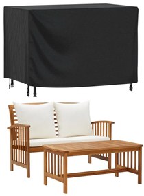 Capa p/ mobiliário jardim 140x70x90 cm impermeável 420D preto