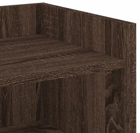 Aparador 73,5x35x75 cm derivados de madeira carvalho castanho