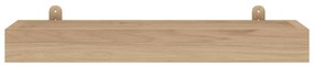 Prateleiras de parede 2 pcs 60x15x4 cm madeira de teca maciça