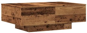 Mesa de centro 90x60x31 cm derivados de madeira madeira velha