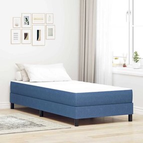 vidaXL Colchão de Cama com colchão Azul 80 x 200 cm tecido