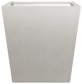 Vaso/floreira de jardim 2 pcs 40x40x40 cm aço inoxidável