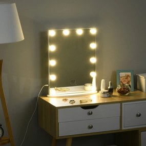 Espelho de Maquilhagem com LED's Reguláveis