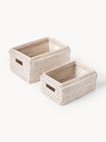 Storage Baskets Lurdes with Lids, Set of 2