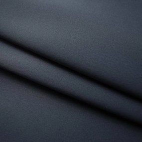 Cortinas blackout com ganchos 2 pcs 140x175 cm antracite