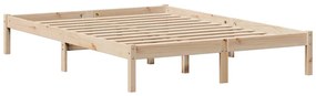Cama sem colchão 120x190 cm madeira de pinho maciça