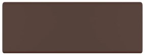 Lavatório luxuoso quadrado 41x41 cm cerâmica castanho mate