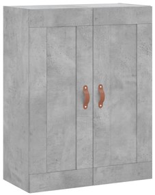 Móveis de parede 2 pcs derivados de madeira cinzento cimento
