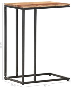 Mesa de apoio 35x45x65 cm madeira maciça