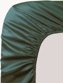 Lençol com elástico em cetim de algodão para boxspring Ava, Alt 40 cm