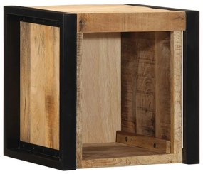 Mesa de cabeceira 40x35x40 cm madeira maciça manga áspera