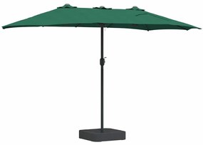 Guarda-sol de Jardim Verde 385 x 209 x 244 cm tecido