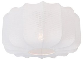 Plafon de teto Japandi branco 40cm - Madleine