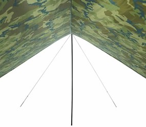 Lona de campismo 462x306x211 cm impermeável camuflagem
