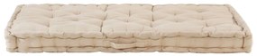 Almofadões p/ sofá de paletes 2 pcs algodão bege