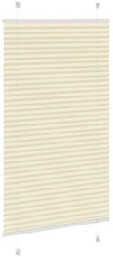 Creme Plissada Cega 70x100 cm Largura Tecido 69,4 cm Poliéster