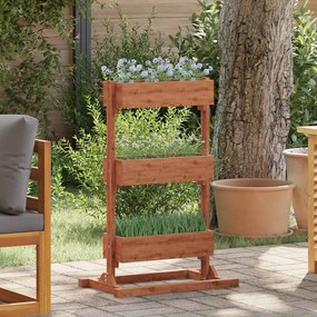 vidaXL Floreira 52x30x78 cm madeira de abeto