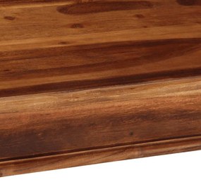 Mesa de centro 110x60x40 cm madeira maciça de acácia