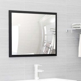 2 pcs conjunto de móveis de casa de banho contraplacado preto
