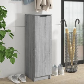 vidaXL Sapateira 30x35x100 cm derivados de madeira sonoma cinza