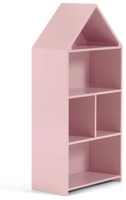 Kave Home - Estante casinha infantil Celeste de MDF rosa 50 x 105 cm