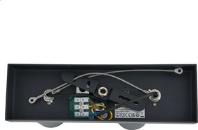 Plafon moderno preto incluindo LED regulável 2 luzes - Tate