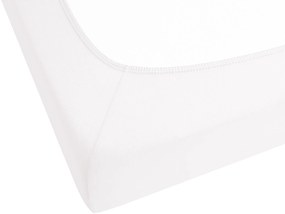 Lençol-capa em algodão branco 180 x 200 cm JANBU Beliani