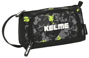 Bolsa Escolar Kelme Jungle Preto Cinzento Lima (20 X 11 X 8.5 cm)