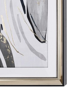 Quadro com moldura, 30 x 40 cm, cinzento, HIDMO Beliani