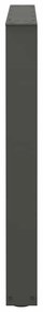 Pés para mesa de jantar em V, 3 peças, antracite, 90x (72-73,3) cm, aç