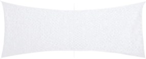 Rede de camuflagem com saco de arrumação 412x144 cm branco