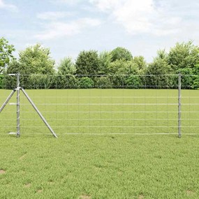 Cerca de Campo vidaXL 0.8x50 m Aço Galvanizado