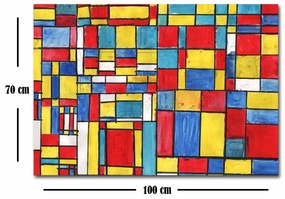 Pintura Decorativa em Tela 70100FAMOUSART-048 – Multicolor – 70 x 100