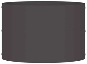Plantadeira de Metal Preta Preto Metal 30 x 30 x 20 cm