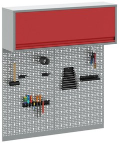 Conjunto de Armário de Ferramentas e Painel de Ferramentas VidaXL com