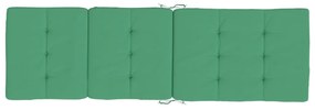 Almofadões p/ cadeira de terraço 2 pcs tecido oxford verde