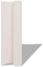Cerca de jardim dupla face 90x300 cm branco