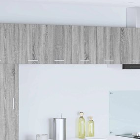 vidaXL Armário suspenso 2 pcs Cinza Sonoma e Branco 60 x 31 x 40 cm