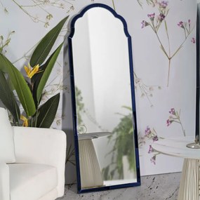 ESPELHO DE PAREDE TANGIER 55X2X150 CM (TAMANHO DO ESPELHO INTERIOR 49X144) AZUL