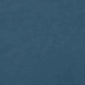 Estrutura de cama sem colchão 90x200 cm veludo azul-escuro