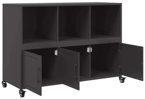 Aparador 100,5x39x72 cm aço preto