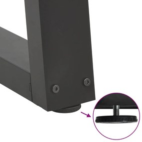 Pés para mesa de centro em forma de V, 2 peças, antracite, 50x (42-43,