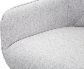 CONJUNTO DE 2 BANCOS DE BAR 55X55X109 CM CINZENTO E PRETO